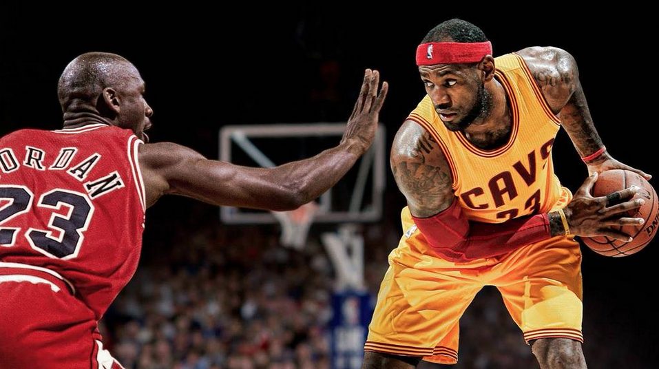 michael jordan meets lebron james